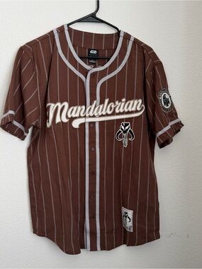 Star Wars The Mandalorian Baseball Jersey NWT